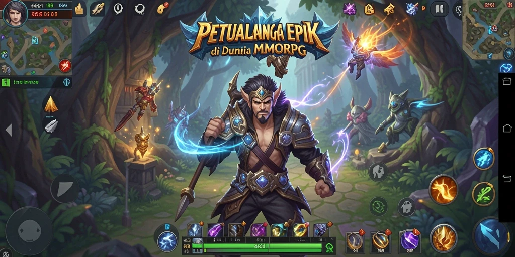 Gameplay seru dalam dunia fantasi MMORPG 666I.