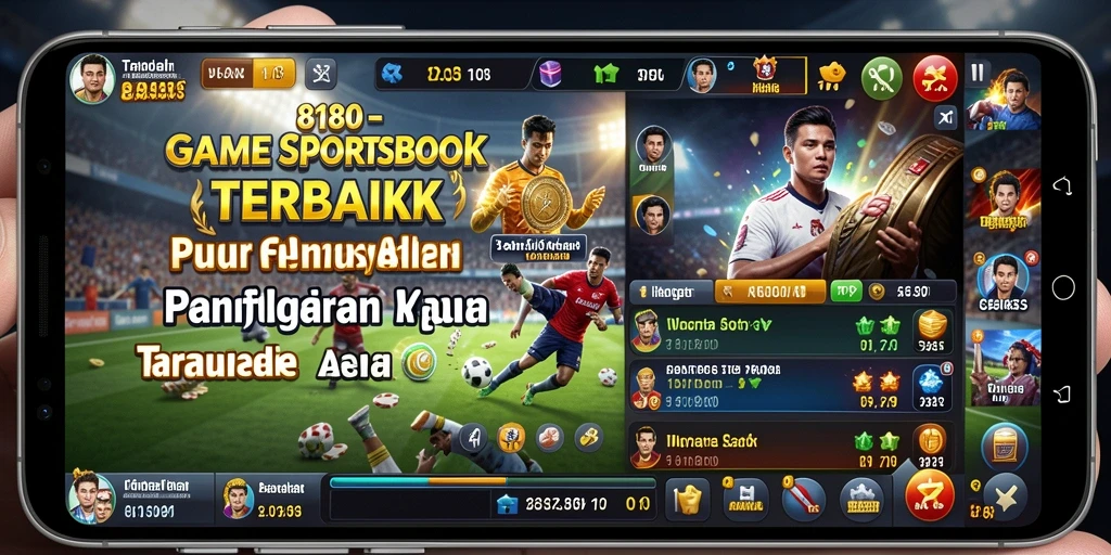 Tampilan menarik saat mempertaruhkan di 8180 dengan pilihan olahraga.