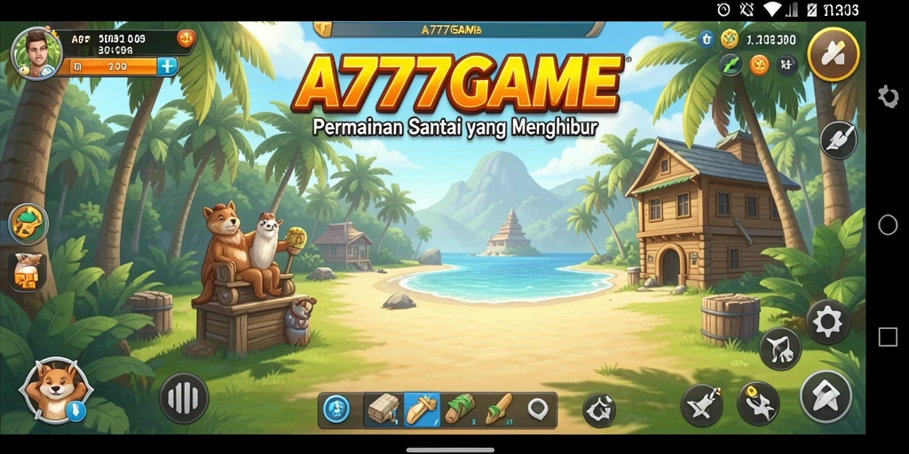 Tangkapan layar A777GAME menunjukkan gameplay yang seru dan menarik.