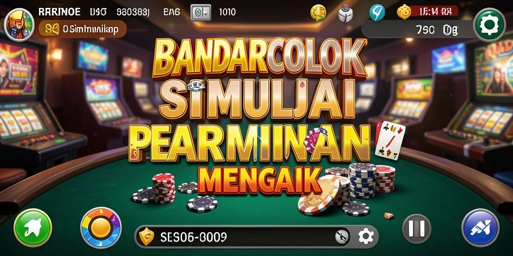 Screenshot utama BANDARCOLOK menampilkan gameplay interaktif yang seru.