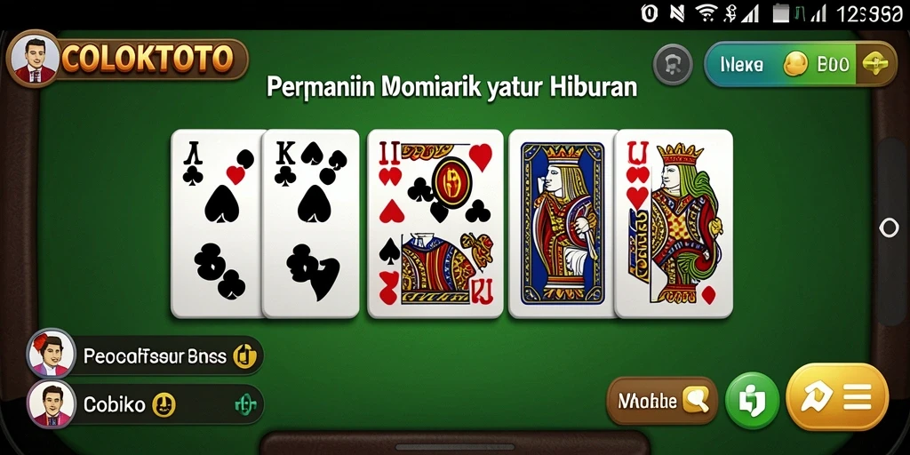 Tampilan gameplay seru dan menarik dari COLOKTOTO.
