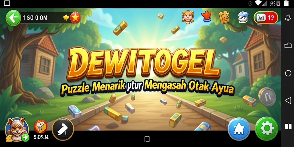 Tampilan gameplay DEWITOGEL yang penuh warna dan menantang.