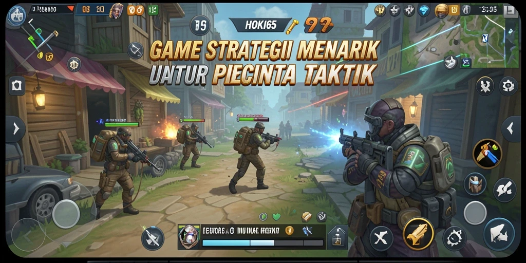Tampilan gameplay HOKI65 menampilkan strategi dan taktik mendalam dalam setiap pertempuran.