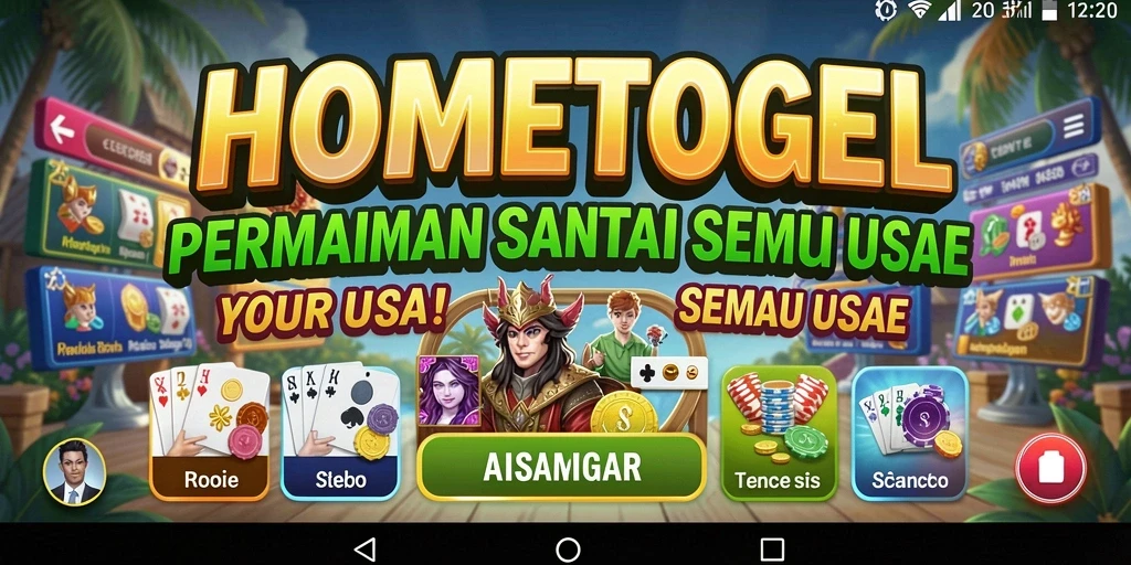 Gameplay HOMETOGEL yang seru dan menantang.