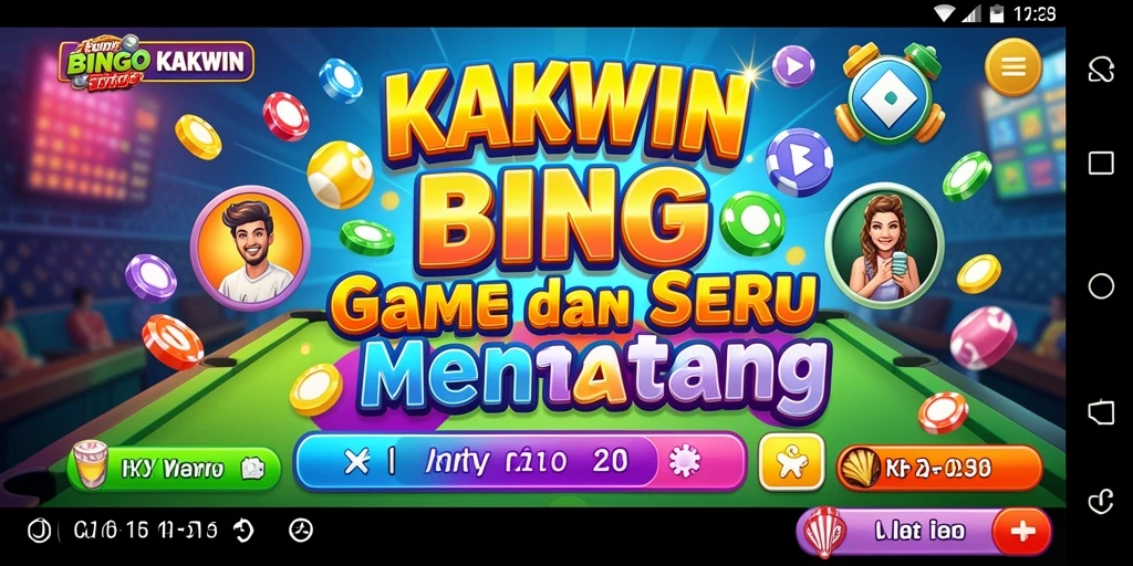 Tampilan gameplay KAKWIN yang penuh warna dan menarik.
