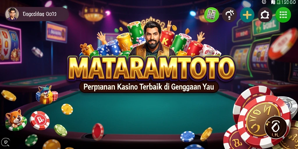 Tampilan permainan Kasino yang menarik di MATARAMTOTO.