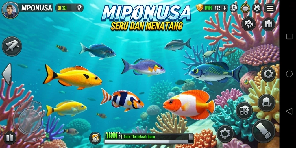 Tampilan gameplay seru dari MPONUSA dengan grafis yang memukau.