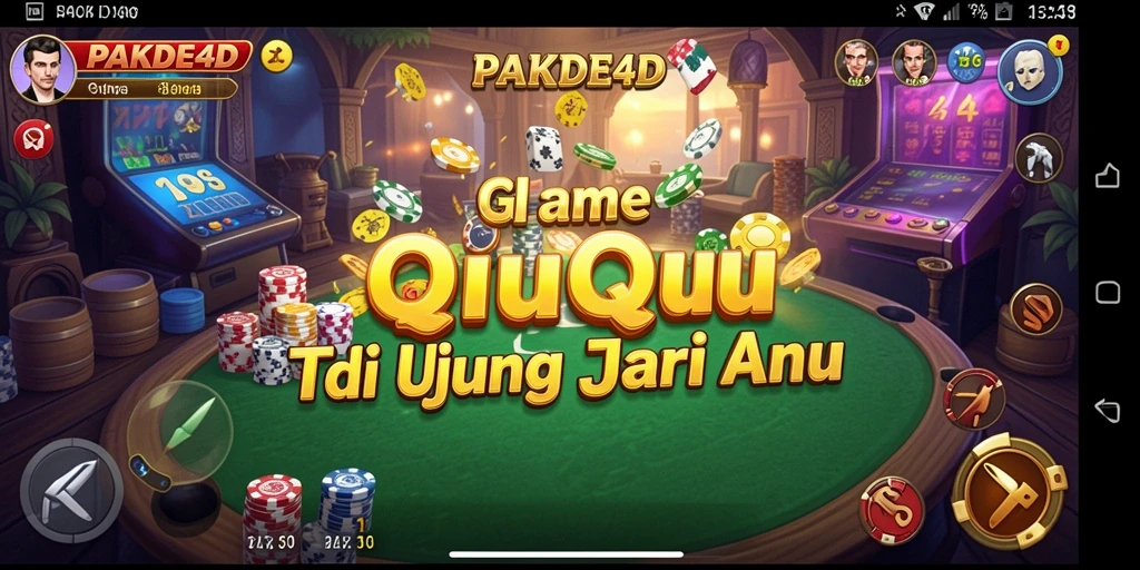 Sebuah screenshot yang menunjukkan antusiasme pemain dalam permainan QiuQiu.