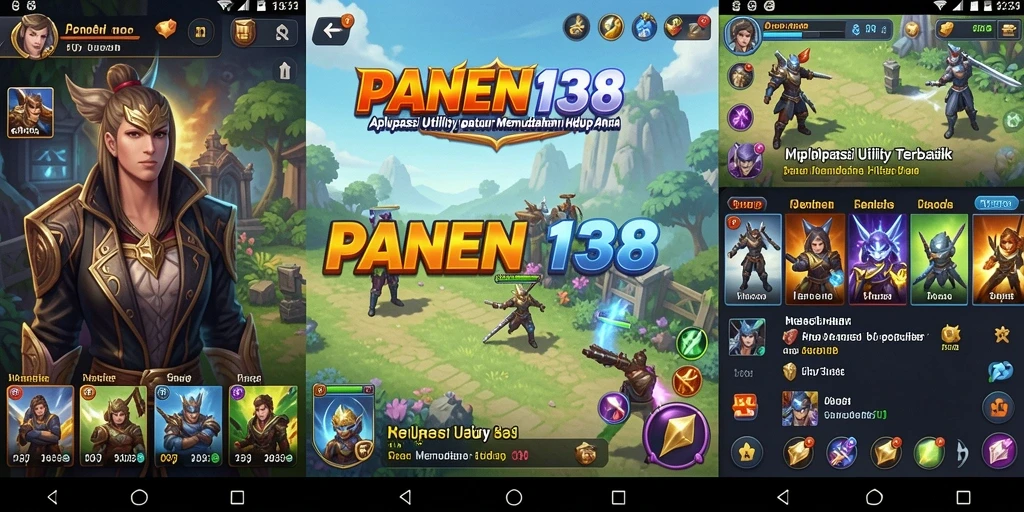 Screenshot PANEN138 menampilkan antarmuka aplikasi Utility yang mudah digunakan.