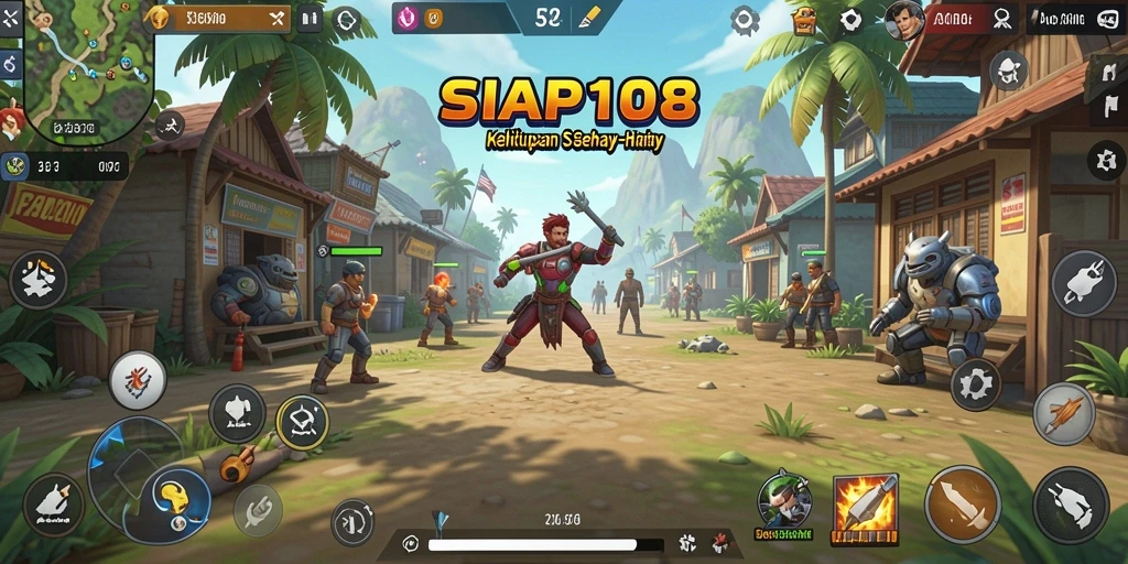 Tampilan antarmuka SIAP108 yang bersih dan user-friendly.