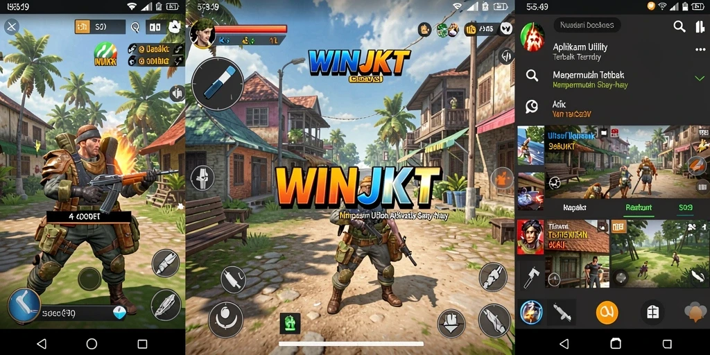 Screenshot aplikasi WINJKT menampilkan antarmuka yang bersih dan intuitif.